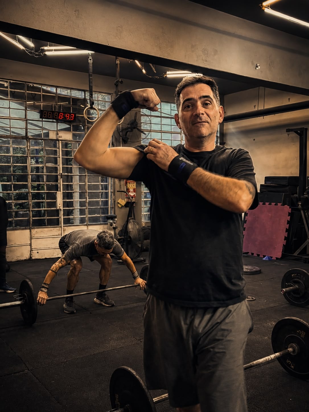 Integrante de la comunidad entrenando en CÓDIGO